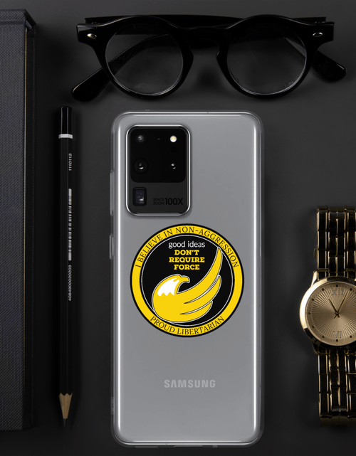 Load image into Gallery viewer, good ideas Don't require Force Samsung Case by Proud Libertarian
