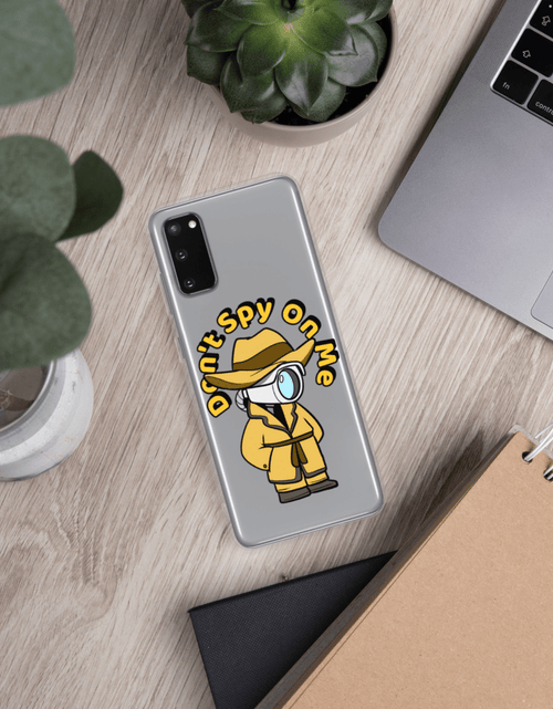 Load image into Gallery viewer, Don't Spy on Me Cartoon Samsung Case by Proud Libertarian

