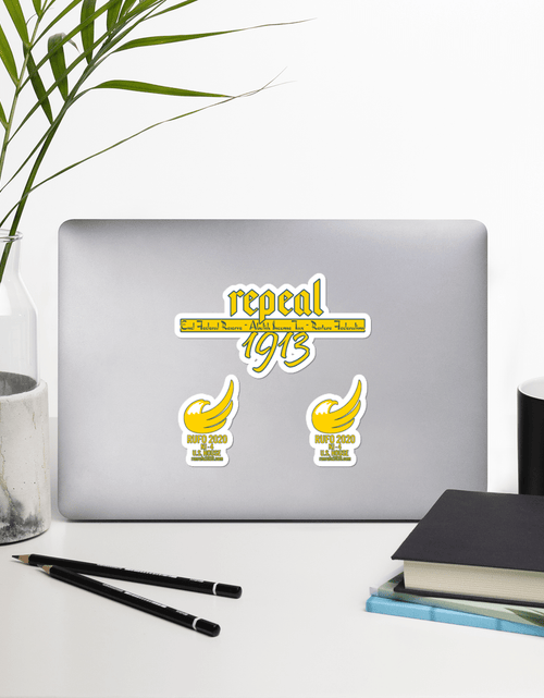 Load image into Gallery viewer, Repeal 1913 Michael Rufo for Congress Bubble-free stickers by Proud Libertarian
