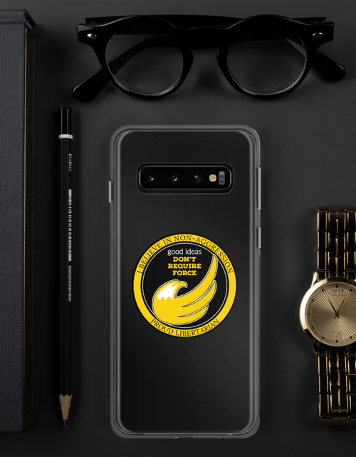 Load image into Gallery viewer, good ideas Don't require Force Samsung Case by Proud Libertarian
