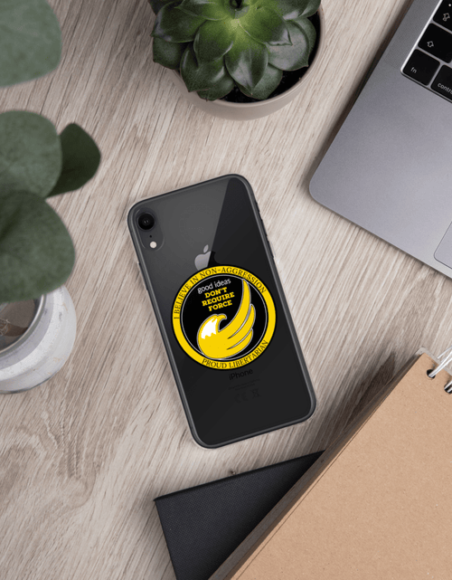 Load image into Gallery viewer, good ideas Don't require Force iPhone Case by Proud Libertarian
