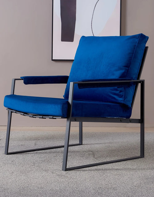 Load image into Gallery viewer, Modern Relax Single Arms Chair With Velvet Cushion by Blak Hom
