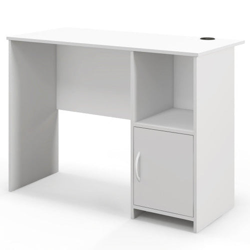Load image into Gallery viewer, Modern Computer Desk with Cabinet-White
