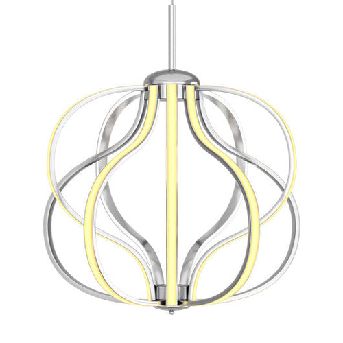 Load image into Gallery viewer, Modern Dimmable Warm White LED Chandelier
