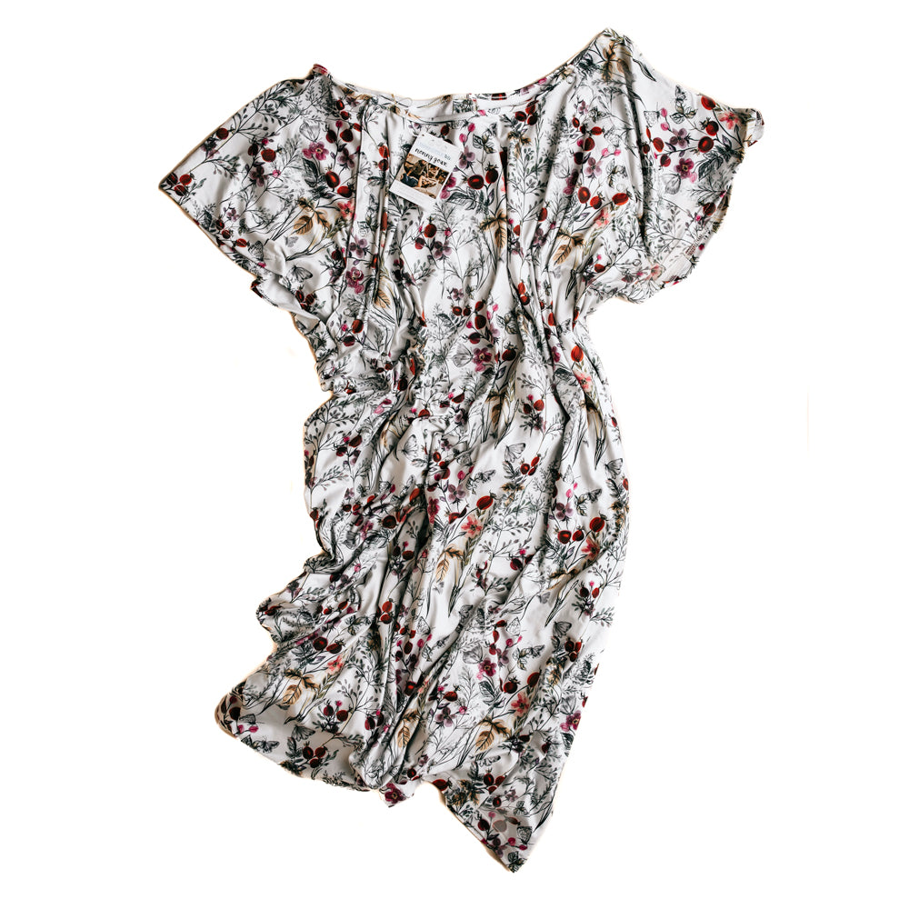 Floral Mommy Labor and Delivery Nursing Hospital Gown by Three Little Tots