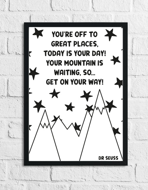 Load image into Gallery viewer, Mountains Children's Room Wall Bedroom Decor Print by WinsterCreations™ Official Store
