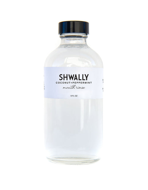 Load image into Gallery viewer, Shwally Peppermint Coconut Mouth Rinse 8OZ by Shwally
