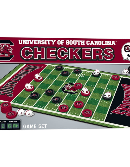Load image into Gallery viewer, South Carolina Gamecocks Checkers Board Game by MasterPieces Puzzle Company INC

