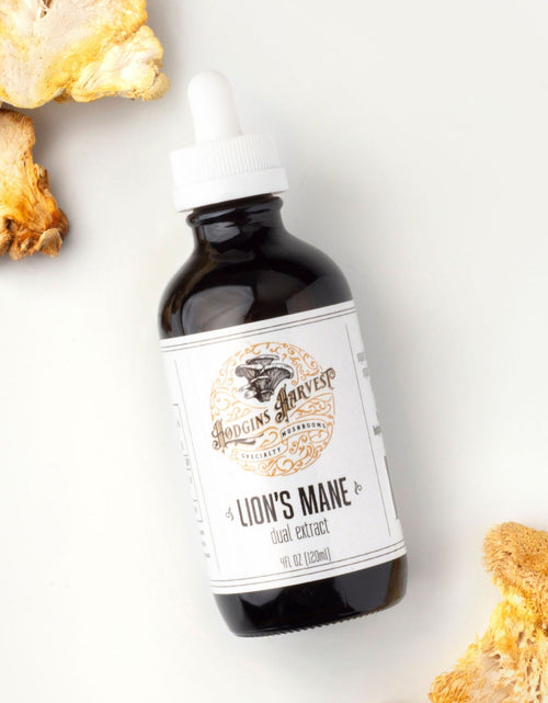 Load image into Gallery viewer, Lion's Mane Dual Extract Tincture by Hodgins Harvest
