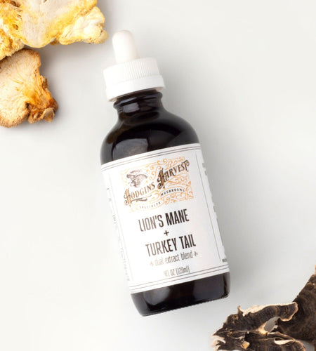 Lion's Mane + Turkey Tail Dual Extract Tincture by Hodgins Harvest