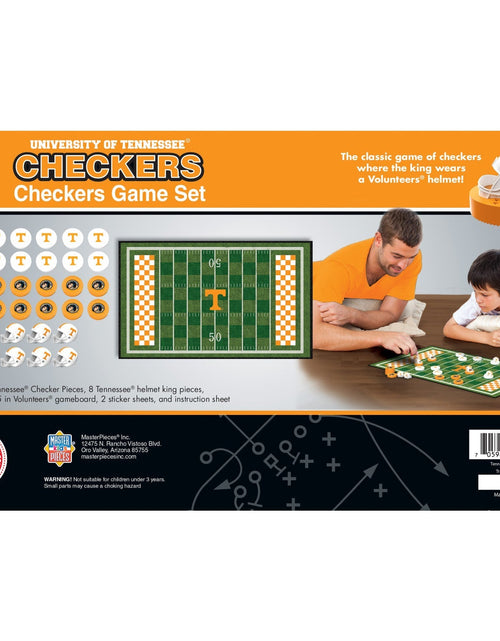 Load image into Gallery viewer, Tennessee Volunteers Checkers Board Game by MasterPieces Puzzle Company INC
