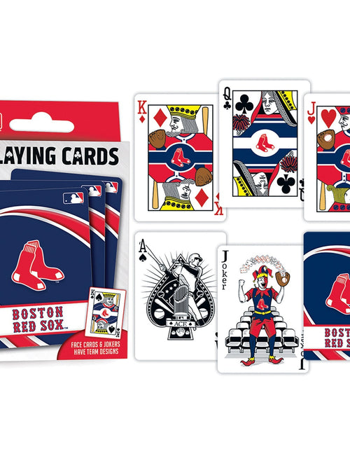 Load image into Gallery viewer, Boston Red Sox Playing Cards - 54 Card Deck by MasterPieces Puzzle Company INC
