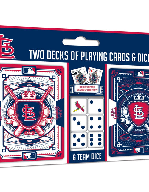Load image into Gallery viewer, St. Louis Cardinals - 2-Pack Playing Cards &amp; Dice Set by MasterPieces Puzzle Company INC
