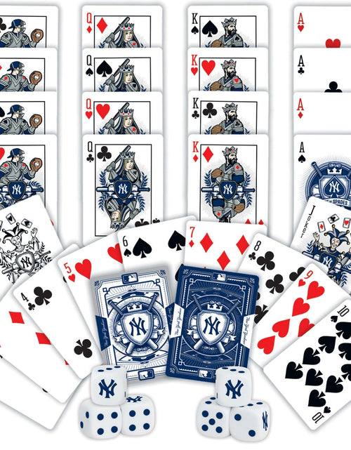 Load image into Gallery viewer, New York Yankees - 2-Pack Playing Cards &amp; Dice Set by MasterPieces Puzzle Company INC
