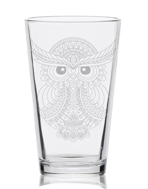 Load image into Gallery viewer, MYSTIC ANIMAL Pint Glasses by LumEngrave
