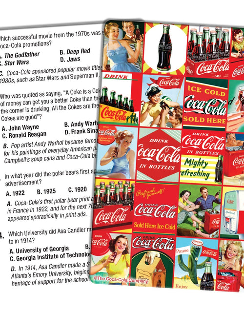 Load image into Gallery viewer, Coca-Cola Trivia Game with Collectible Tin by MasterPieces Puzzle Company INC
