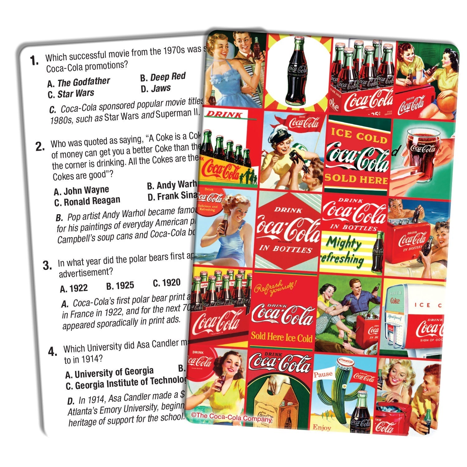Coca-Cola Trivia Game with Collectible Tin by MasterPieces Puzzle Company INC