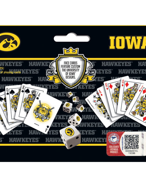 Load image into Gallery viewer, Iowa Hawkeyes - 2-Pack Playing Cards &amp; Dice Set by MasterPieces Puzzle Company INC
