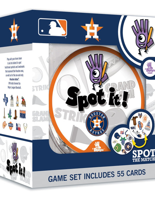 Load image into Gallery viewer, Houston Astros Spot It! Card Game by MasterPieces Puzzle Company INC
