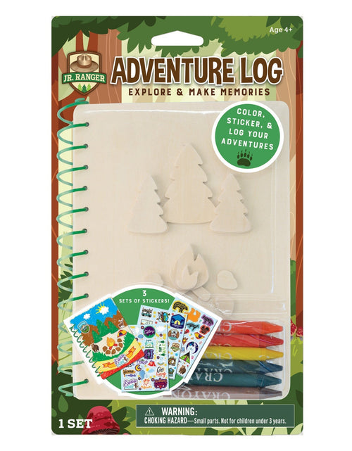 Load image into Gallery viewer, Jr. Ranger - Adventure Log Wood Craft &amp; Paint Kit by MasterPieces Puzzle Company INC
