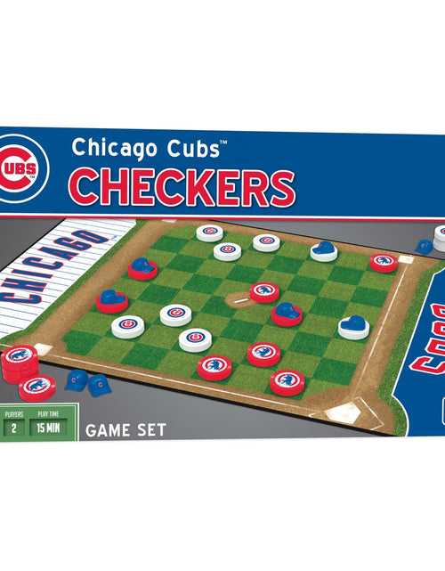 Load image into Gallery viewer, Chicago Cubs Checkers Board Game by MasterPieces Puzzle Company INC
