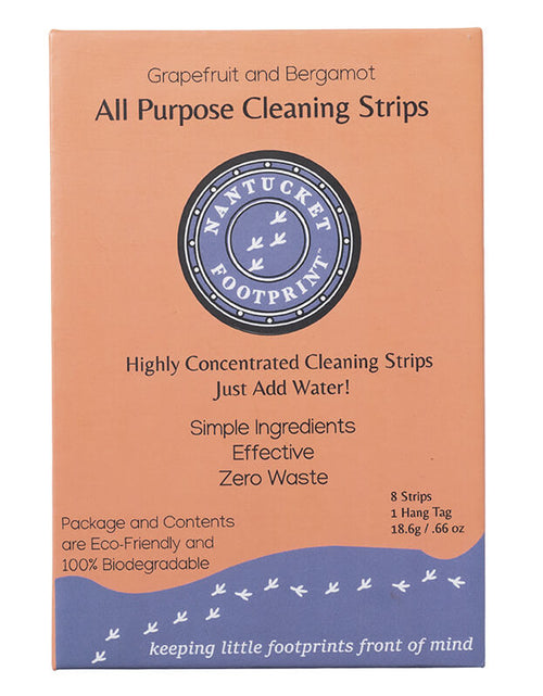 Load image into Gallery viewer, All Purpose Cleaning Strips - 8 Strips by Nantucket Spider &amp; Nantucket Footprint
