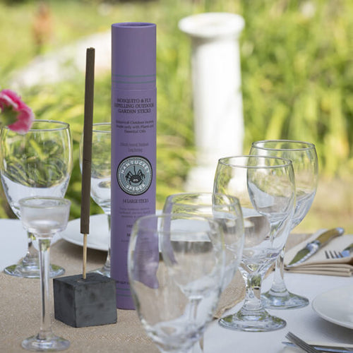 Load image into Gallery viewer, Mosquito Repellent &amp; Fly Repelling Outdoor Garden Incense Sticks (14 Stick Tube) by Nantucket Spider &amp; Nantucket Footprint
