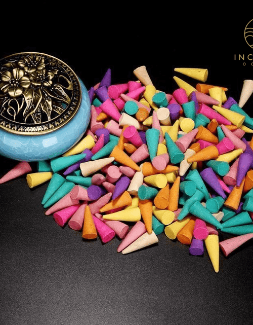 Load image into Gallery viewer, Natural Incense Cones by incenseocean
