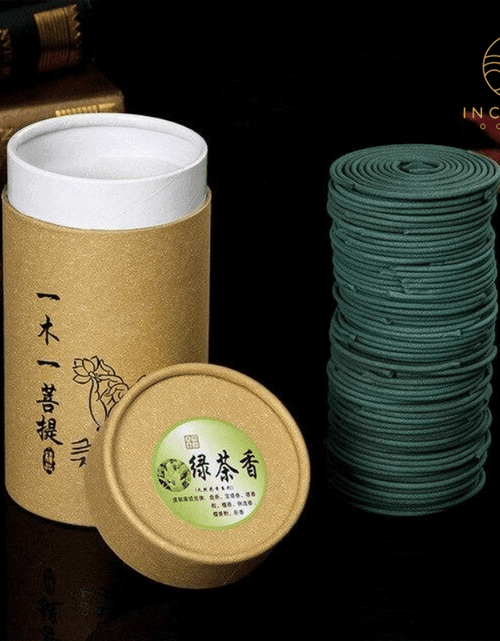 Load image into Gallery viewer, Natural Sandalwood Incense Coils (120 coils per package) by incenseocean
