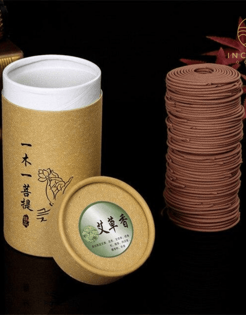 Load image into Gallery viewer, Natural Sandalwood Incense Coils (120 coils per package) by incenseocean
