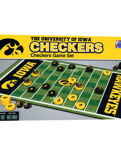 Load image into Gallery viewer, Iowa Hawkeyes Checkers Board Game by MasterPieces Puzzle Company INC
