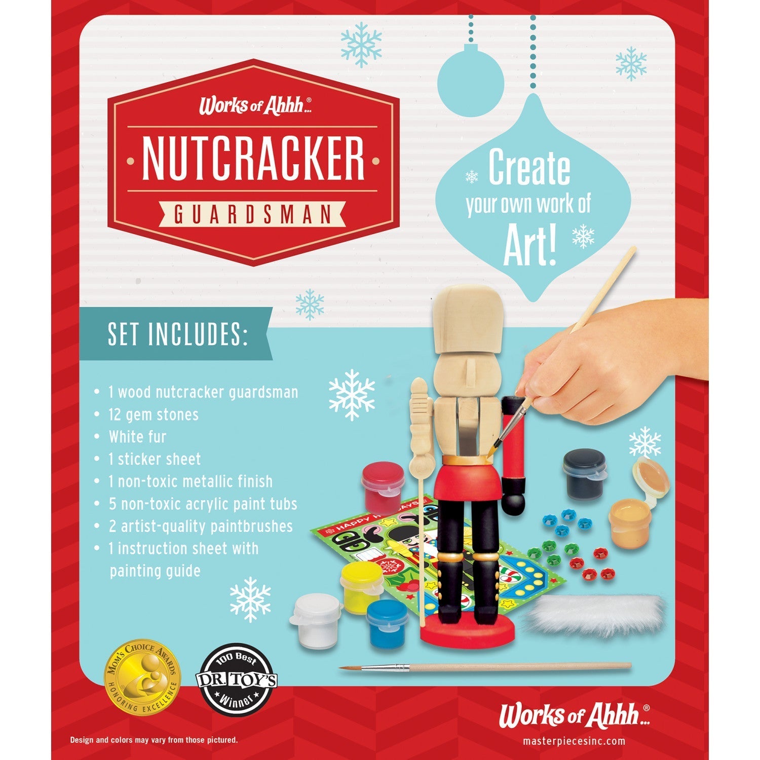 Holiday Craft Kit - Nutcracker Guard Wood Craft & Paint Kit by MasterPieces Puzzle Company INC
