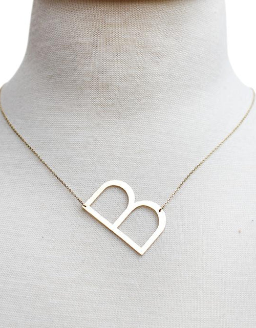 Load image into Gallery viewer, Monogram Collection Initial Necklace by Ellisonyoung.com
