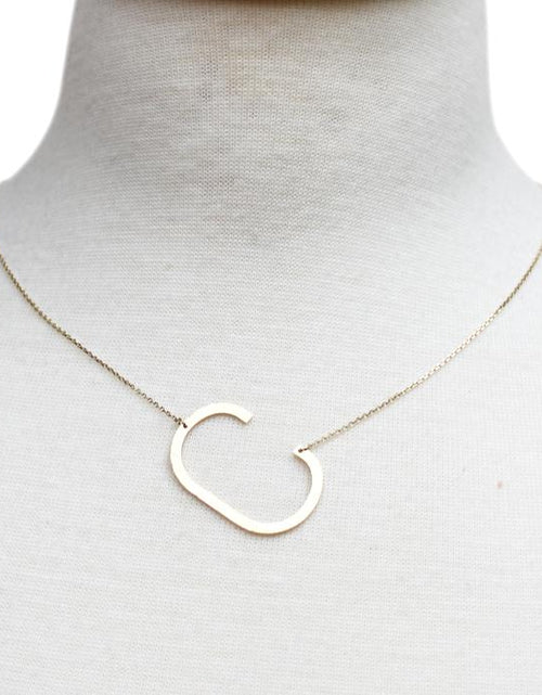 Load image into Gallery viewer, Monogram Collection Initial Necklace by Ellisonyoung.com
