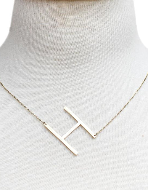 Load image into Gallery viewer, Monogram Collection Initial Necklace by Ellisonyoung.com
