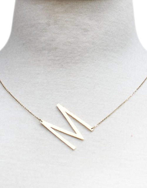 Load image into Gallery viewer, Monogram Collection Initial Necklace by Ellisonyoung.com
