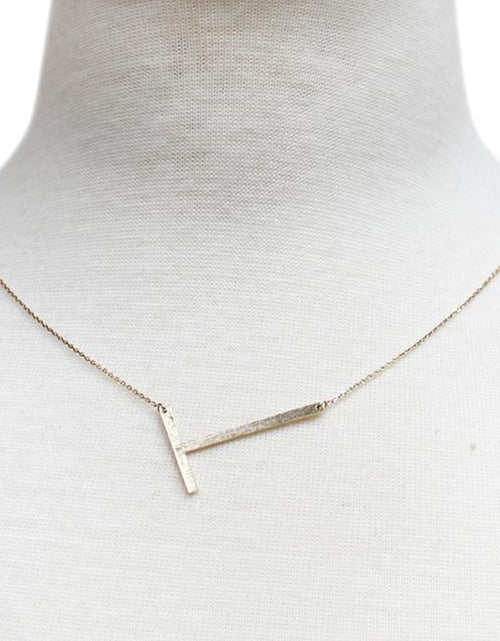Load image into Gallery viewer, Monogram Collection Initial Necklace by Ellisonyoung.com
