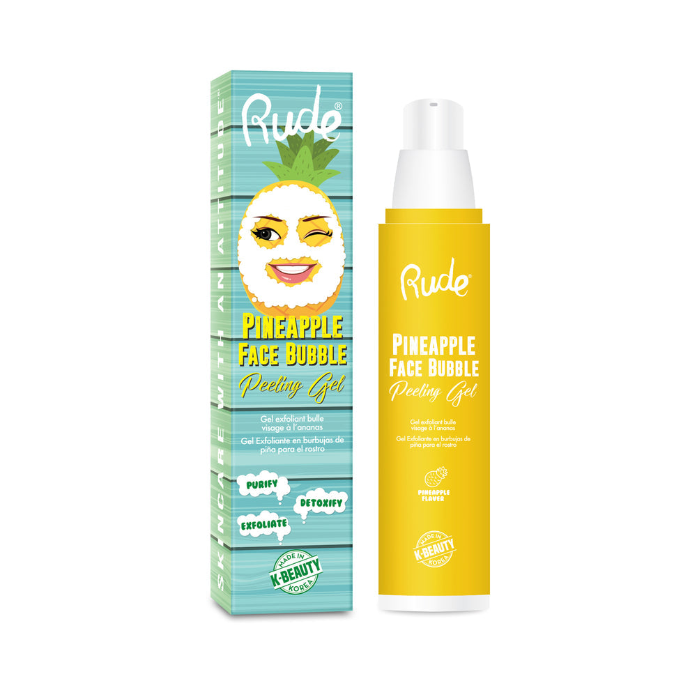 RUDE Pineapple Face Bubble Peeling Gel by Avera Group