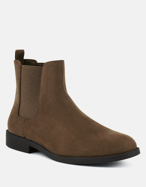Load image into Gallery viewer, nitro micro suede chelsea boots by London Rag
