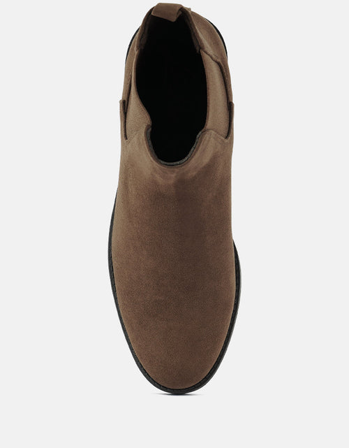 Load image into Gallery viewer, nitro micro suede chelsea boots by London Rag
