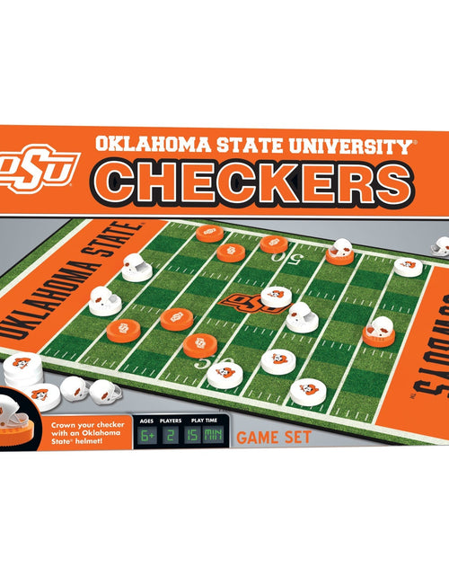 Load image into Gallery viewer, Oklahoma State Cowboys Checkers Board Game by MasterPieces Puzzle Company INC
