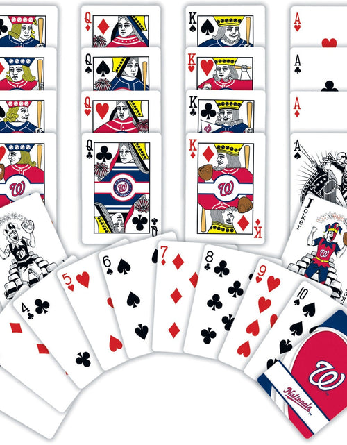 Load image into Gallery viewer, Washington Nationals Playing Cards - 54 Card Deck by MasterPieces Puzzle Company INC
