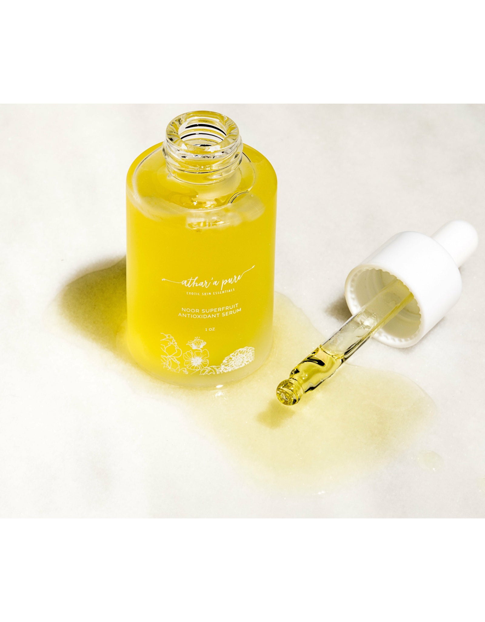 Noor Superfruit Antioxidant Facial Serum (100% Natural, Vegan, Organic) by Athar'a Pure