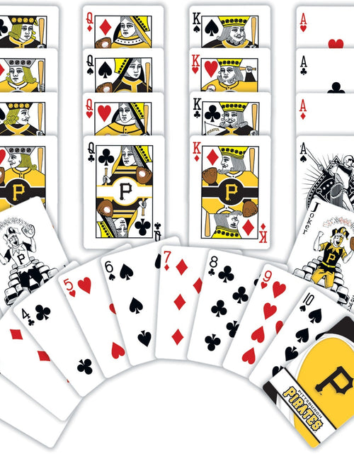 Load image into Gallery viewer, Pittsburgh Pirates Playing Cards - 54 Card Deck by MasterPieces Puzzle Company INC
