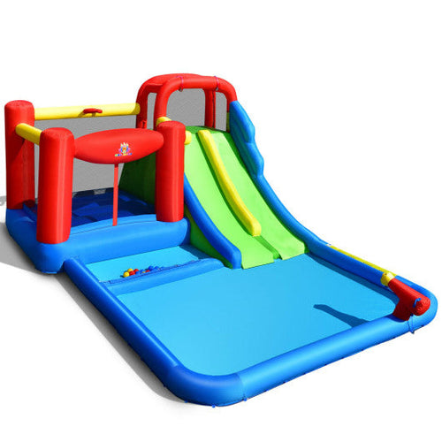 Load image into Gallery viewer, Inflatable Water Slide with Ocean Balls for Kids without Blower
