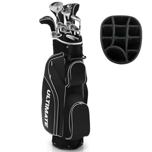 Load image into Gallery viewer, 10 Pieces Womens Complete Golf Club Set with Alloy Driver Black

