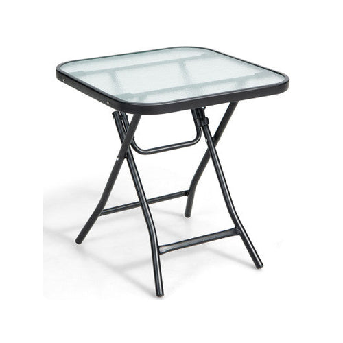 Load image into Gallery viewer, 18 Inch Square Patio Bistro Table with Rustproof Frame

