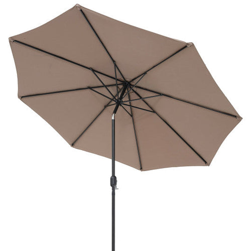 Load image into Gallery viewer, 10 Feet Outdoor Patio Umbrella with Tilt Adjustment and Crank-Tan
