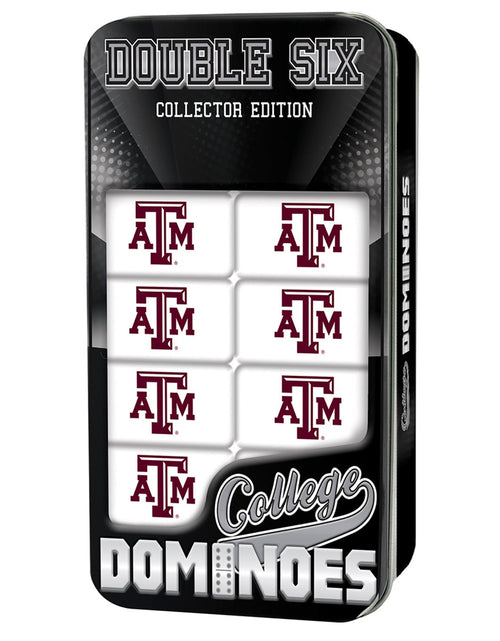 Load image into Gallery viewer, Texas A&amp;M Aggies Dominoes by MasterPieces Puzzle Company INC
