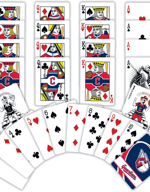 Load image into Gallery viewer, Cleveland Guardians Playing Cards - 54 Card Deck by MasterPieces Puzzle Company INC
